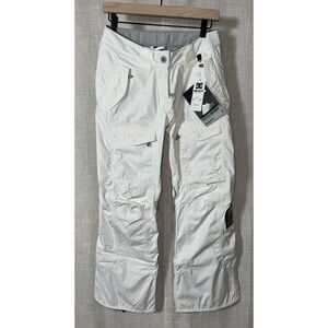 NWT Women's XS DC Exotex 10k Series Degree Snowboard Ski Snow Pants White NEW